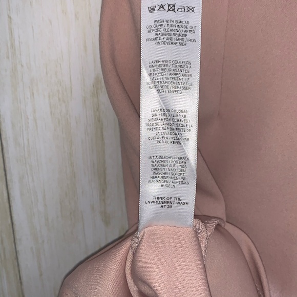 ASOS Faux Wrap Dress with Mesh Back Size 2 - Picture 8 of 8